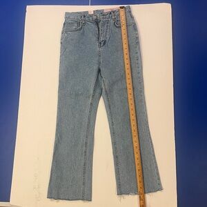 CHUU -Waist Flare Jeans (Size 28, Made in Korea)